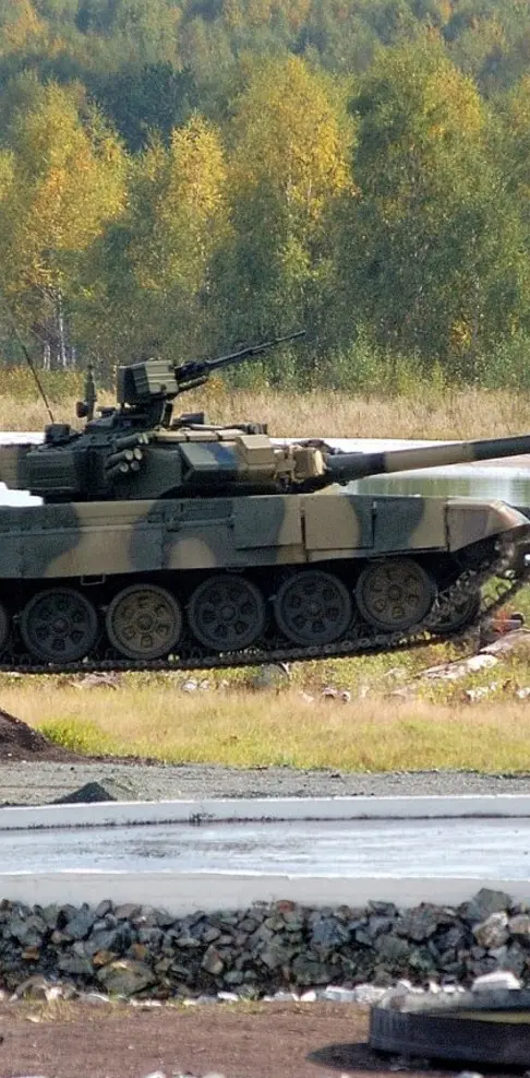 Flying T-90 Tank