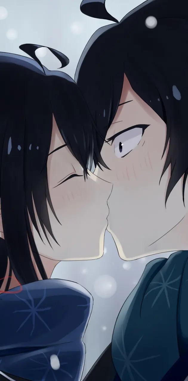 Hachiman yukino kiss