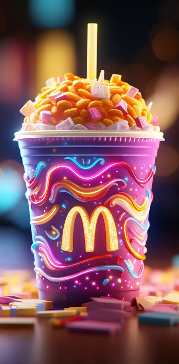 colorful neon juice