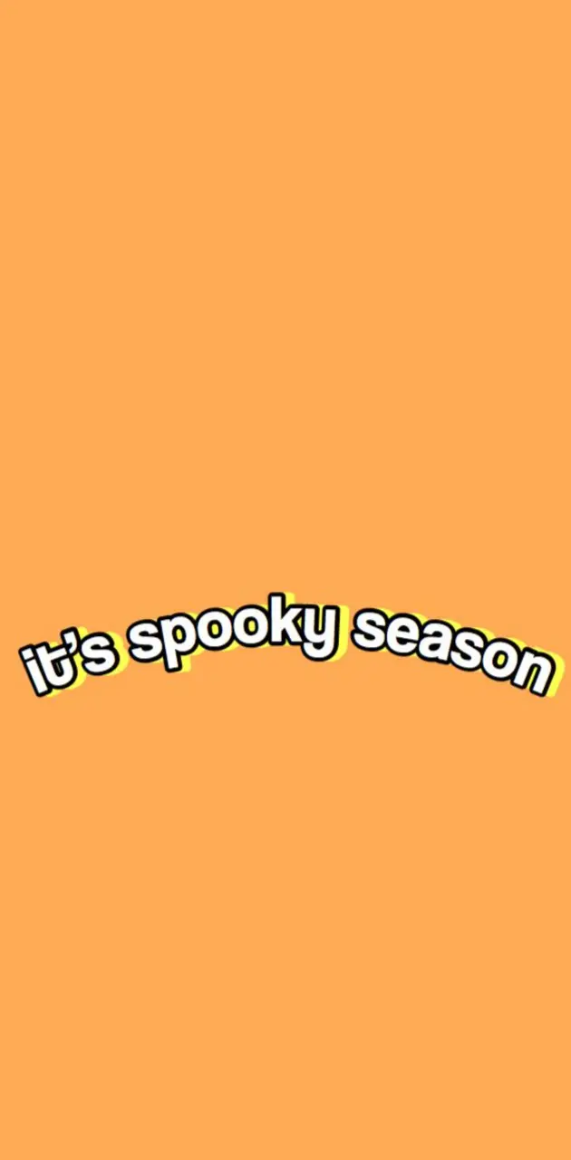 Its spooky season