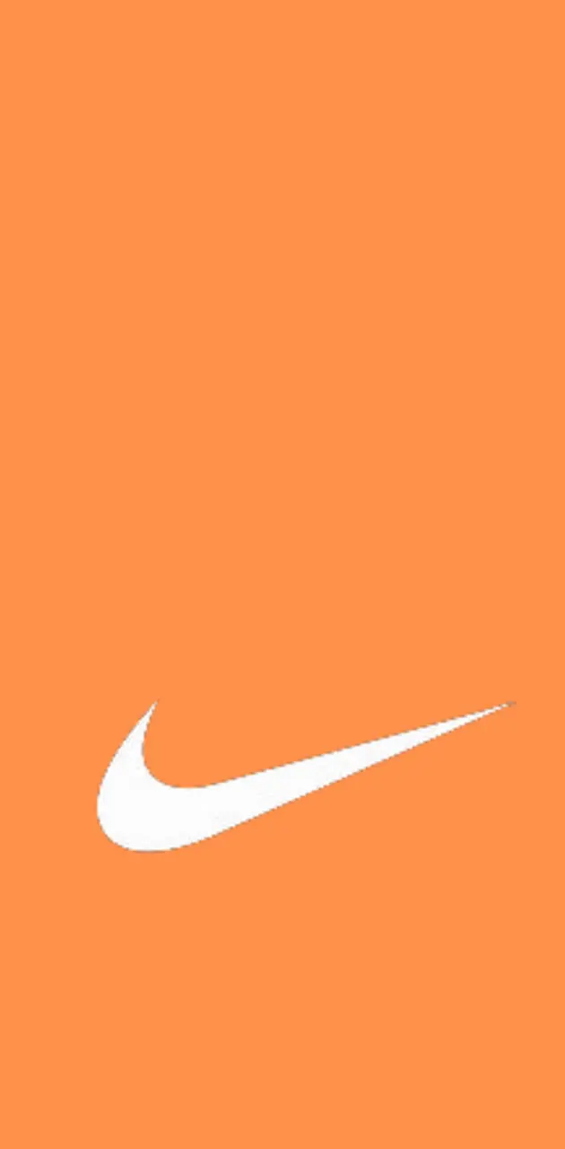 nike symbol orange