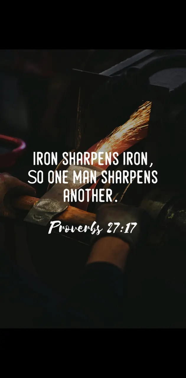 Proverbs 27 17