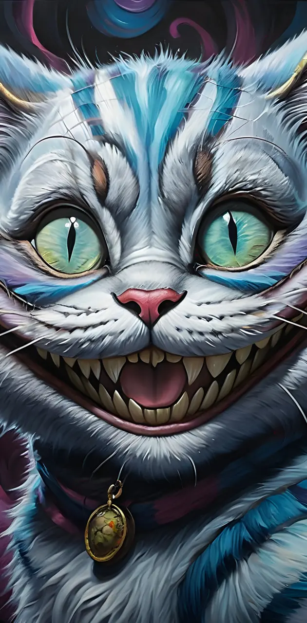 creepy Cheshire cat