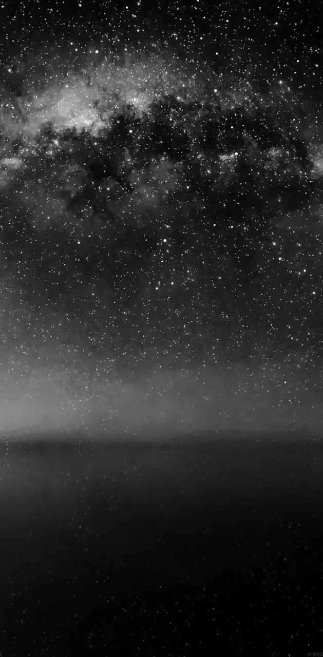 dark starry night sky wallpaper