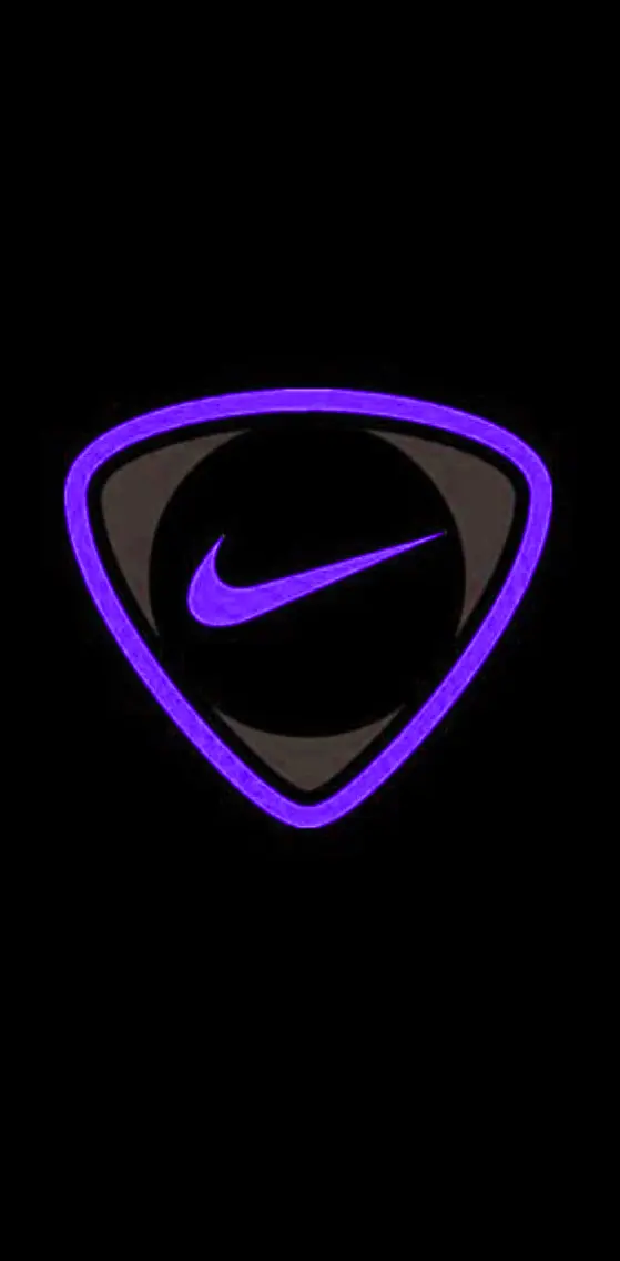 Purple Nike Logo