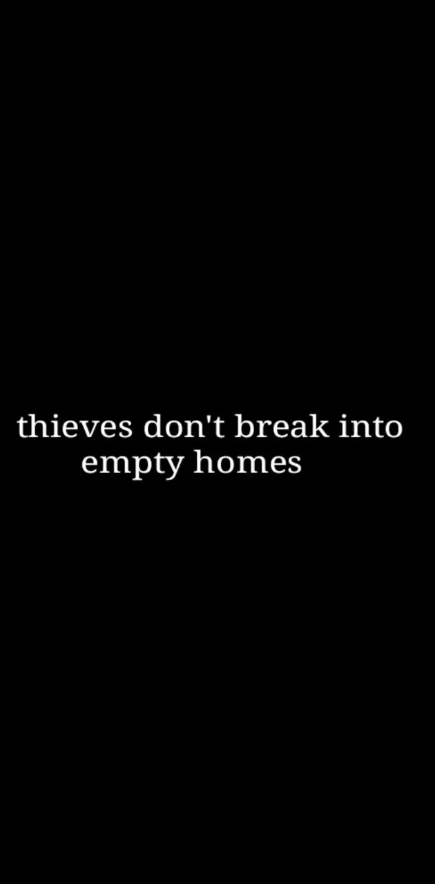 Thieves dont break 