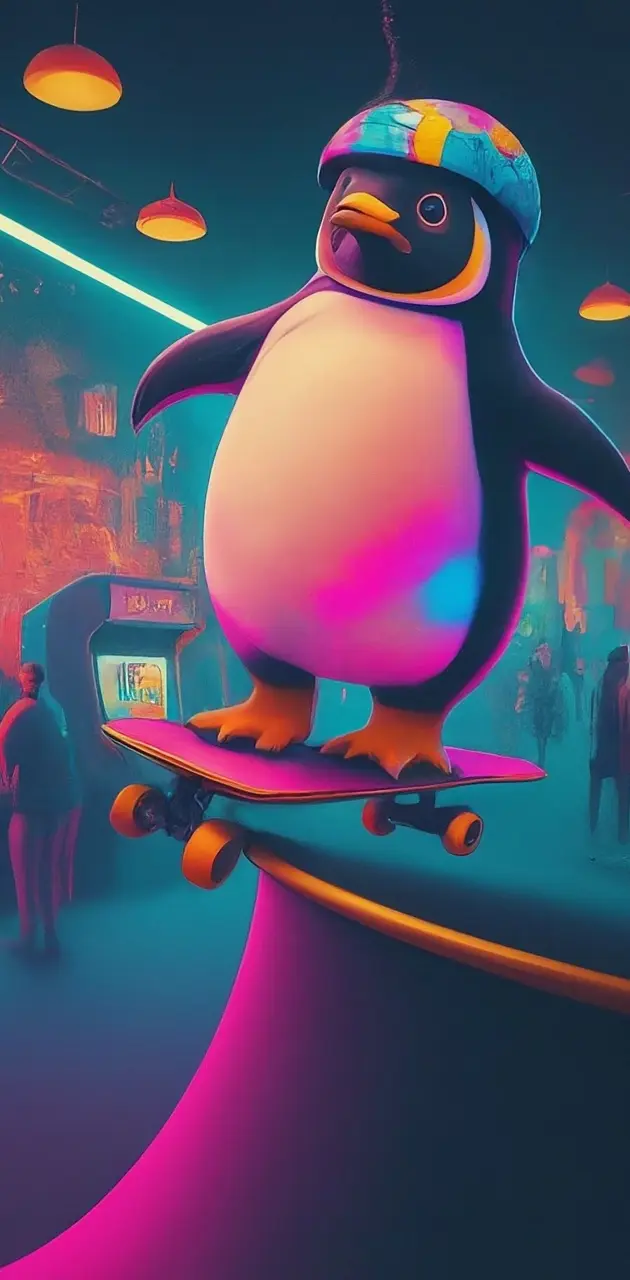 Skater Pinguin
