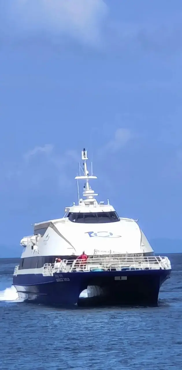 Ship in the ocean