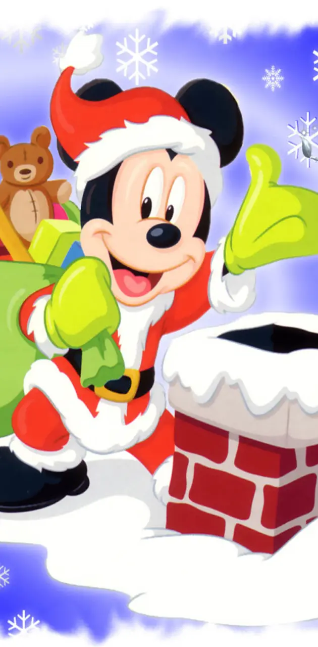 Mickey Mouse Santa