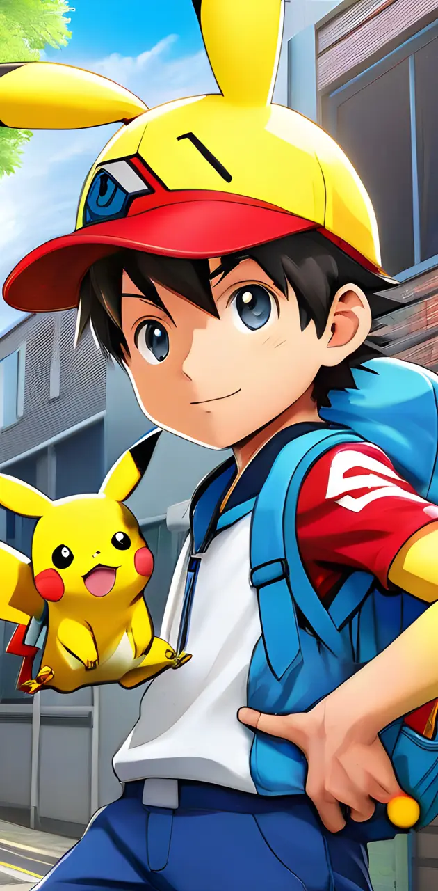 Ash and picachu cool 😎