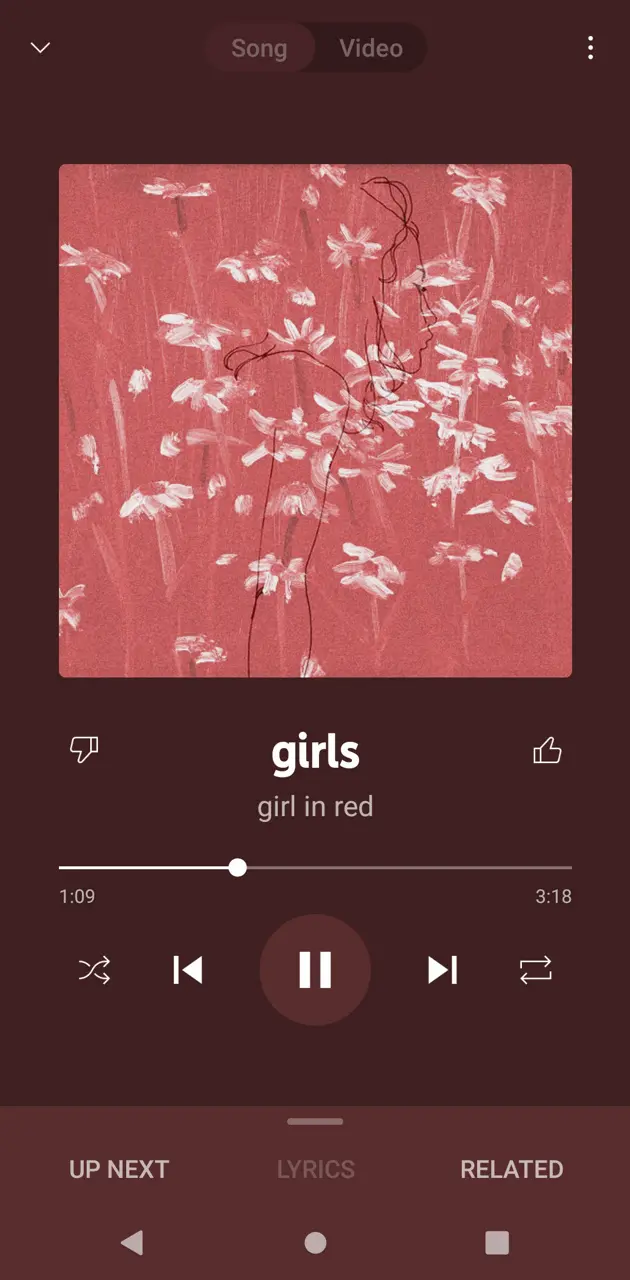 Girl in red