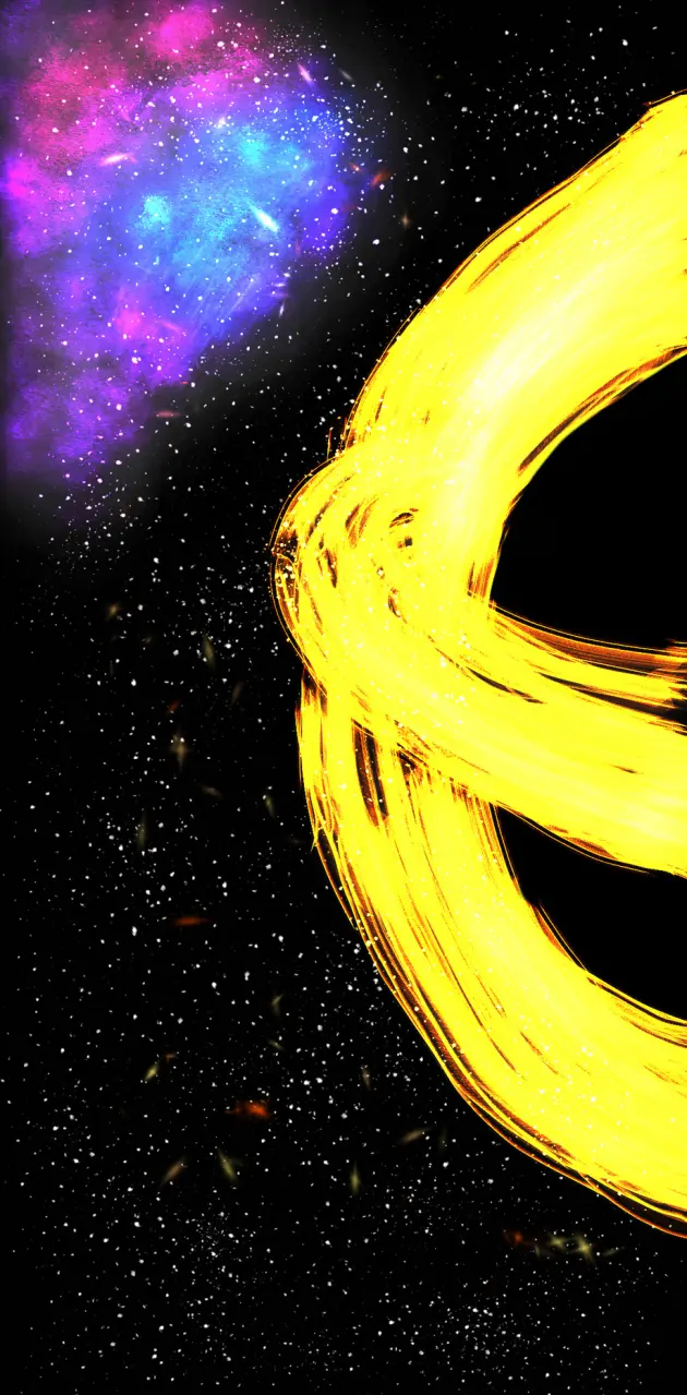 Black Hole with Nebula