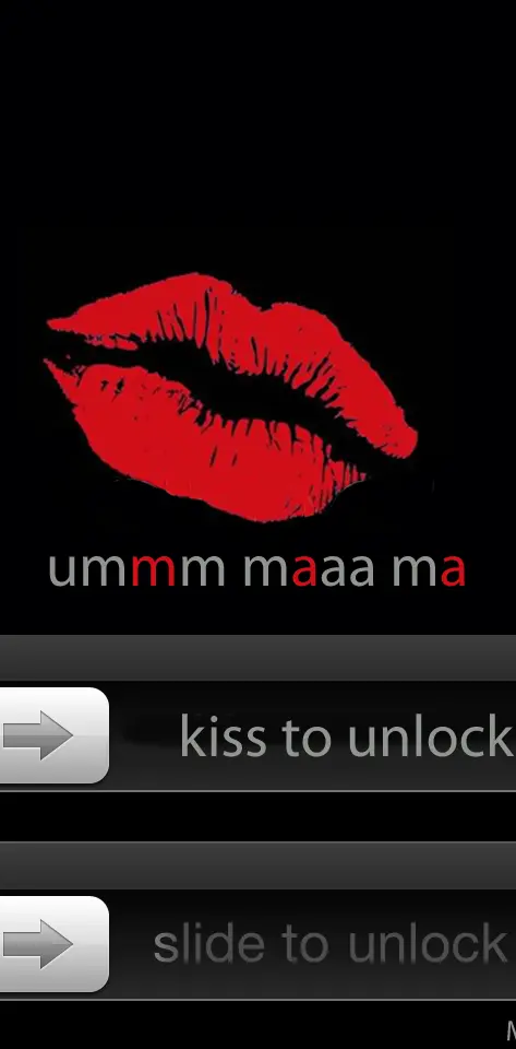 Kiss To Unlock
