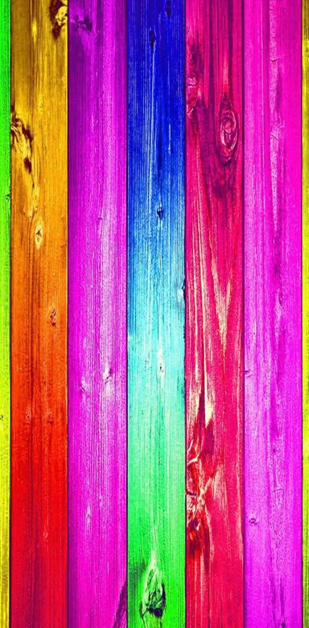 Wooden colorful
