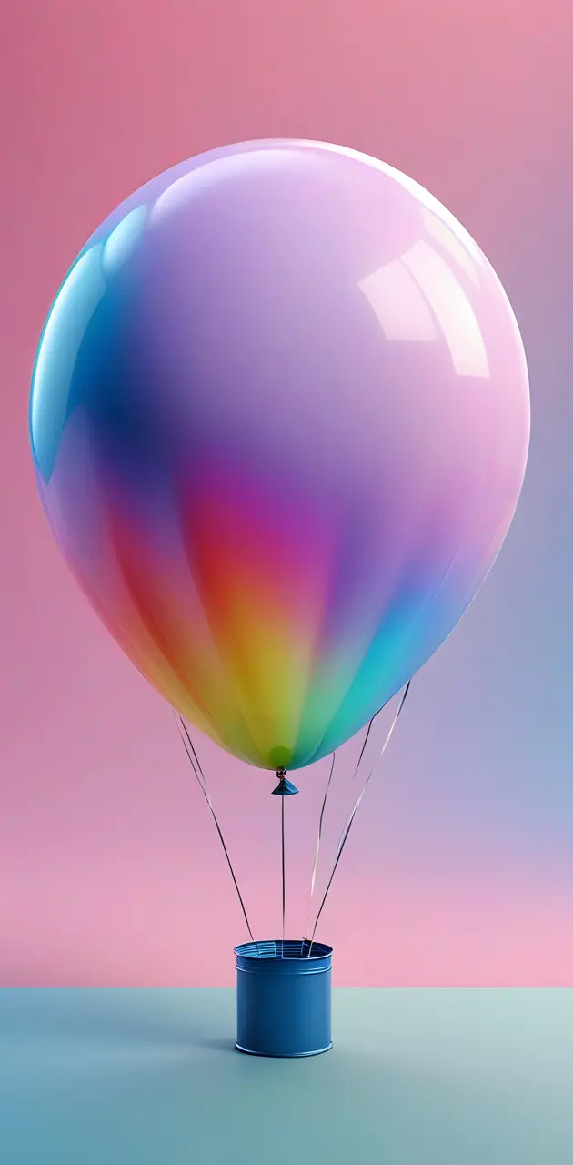 Simple balloon with color gradation