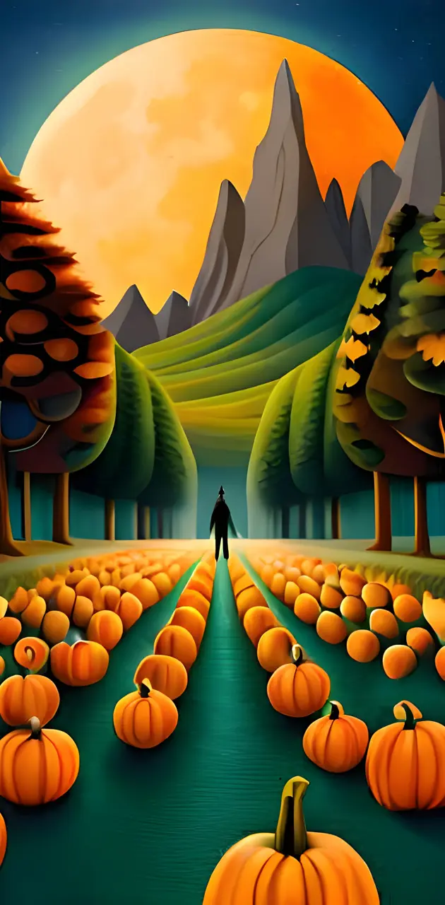 Moonlit Whimsy pumpkin
