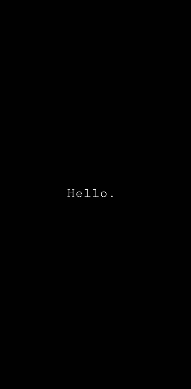 Dark Hello wallpaper by Manpreet0785 - Download on ZEDGE™ | 1352