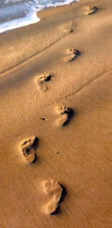 Footprints Sand