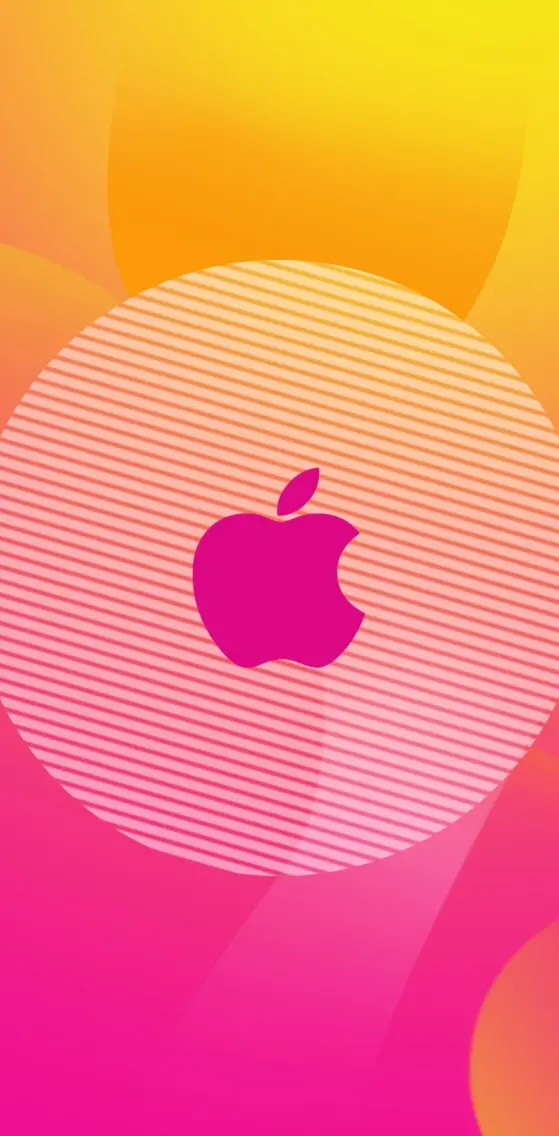 Apple Logo Pink