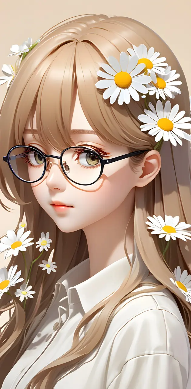 Chica con gafas