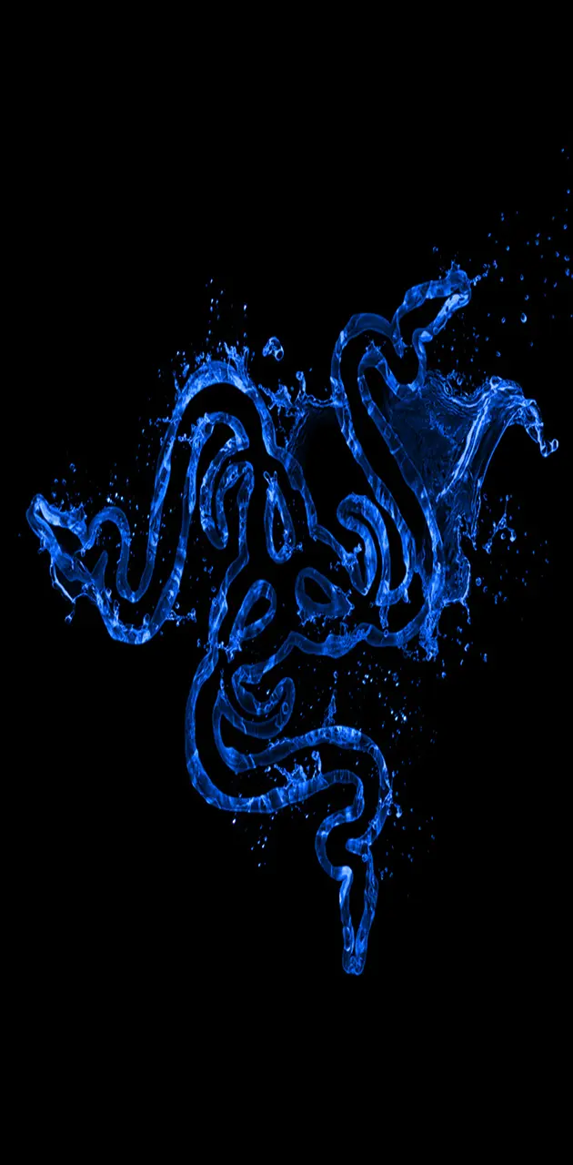 Blue razer logo