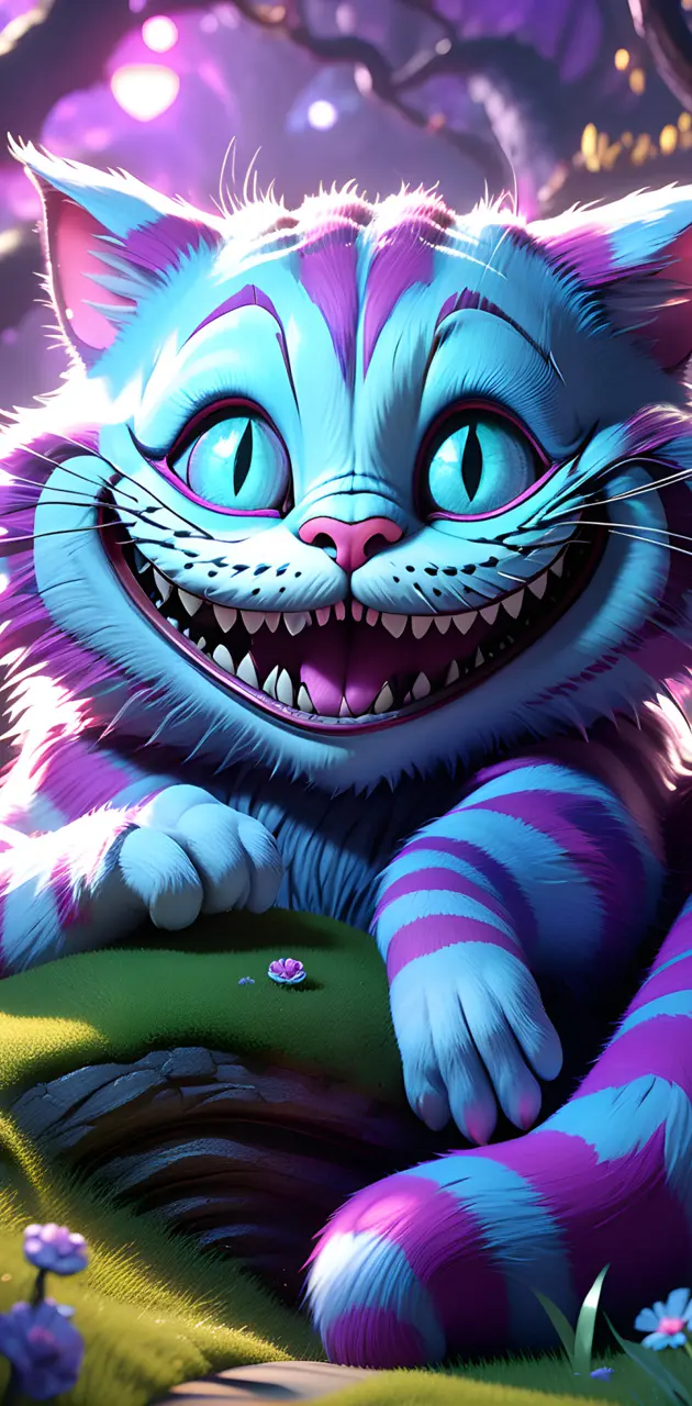 Cheshire cat wallpaper