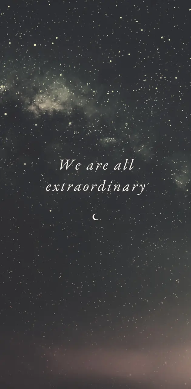 We are all extraordina