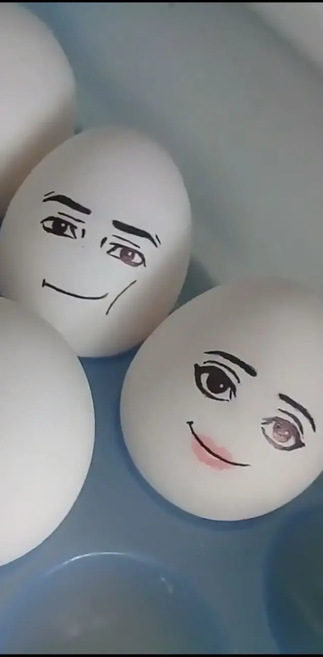 Man egg and woman egg