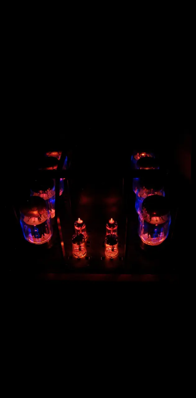 Glowing tubes
