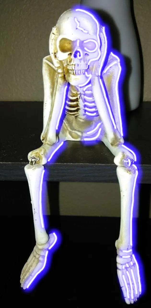 Neon Skeleton 3
