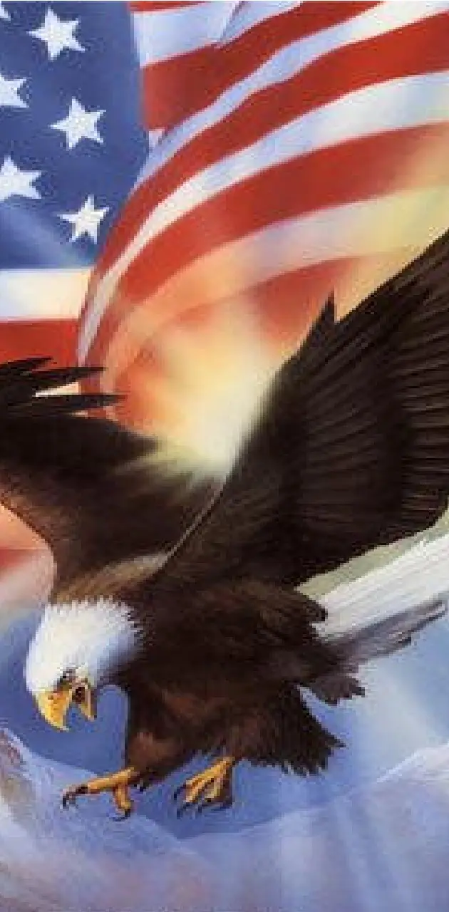 Flag and Eagle