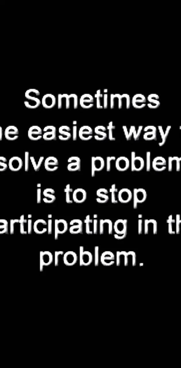 Solve A Problem