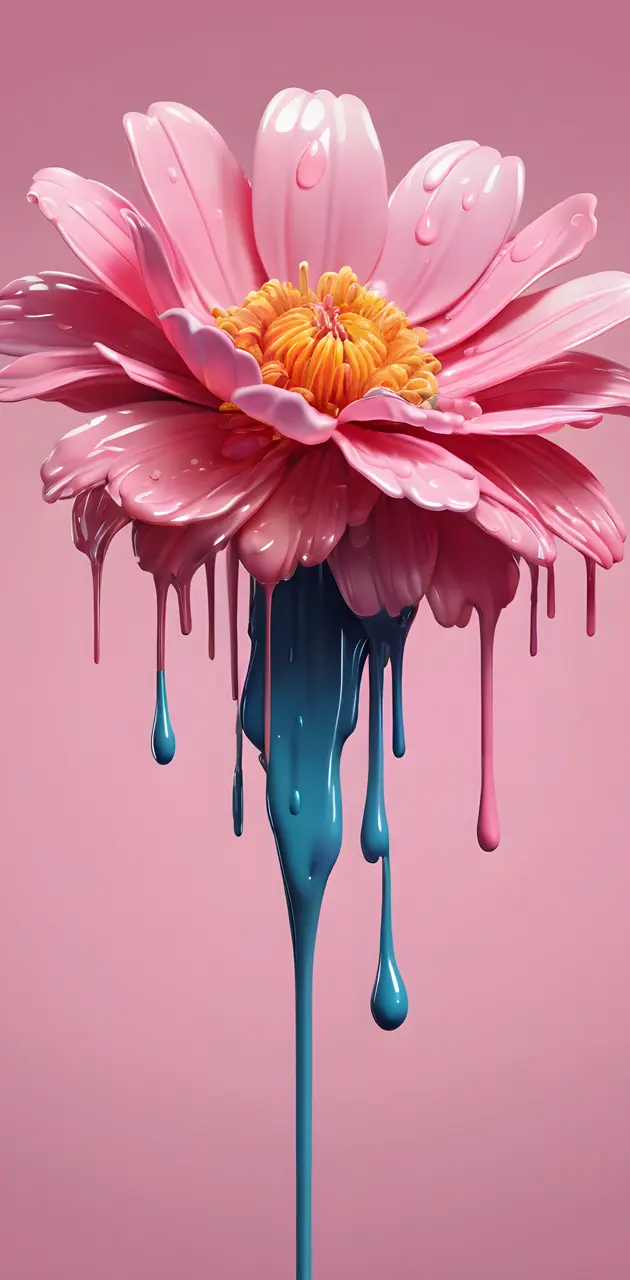 dripping flower