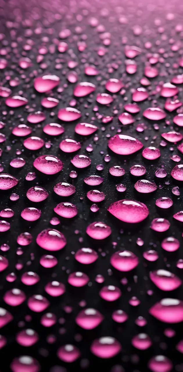 pink raindrops water drops stunning abstract liquid