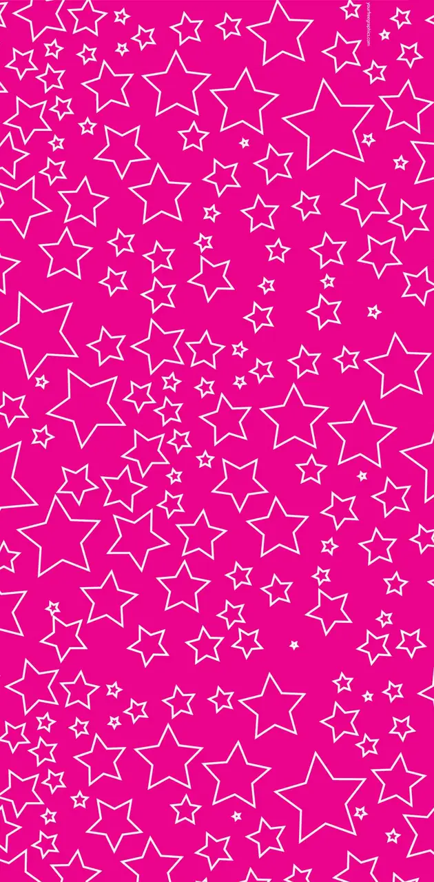 Pink White Stars