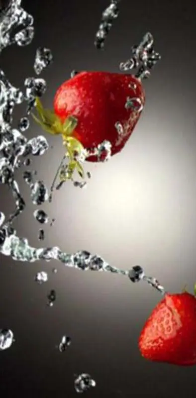Water And Strawberry