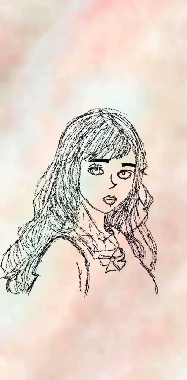Sketch of girl 