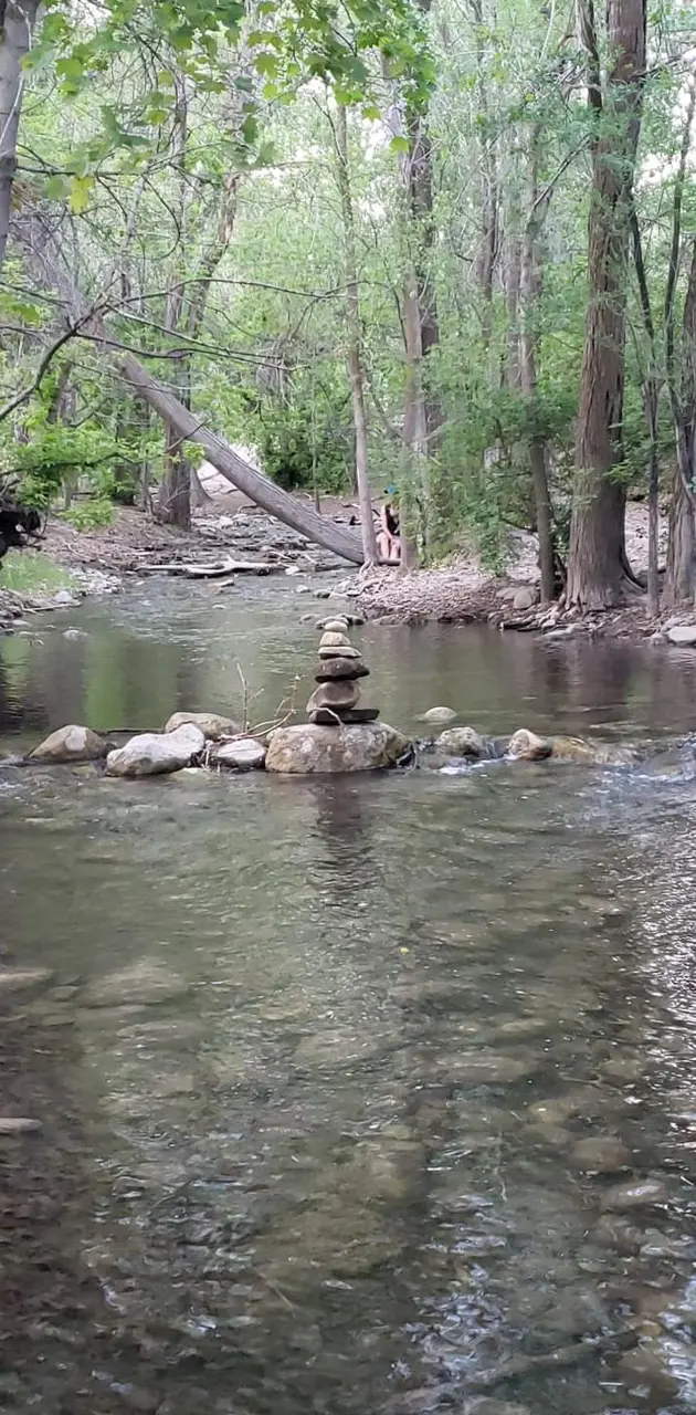 Rocks stacked