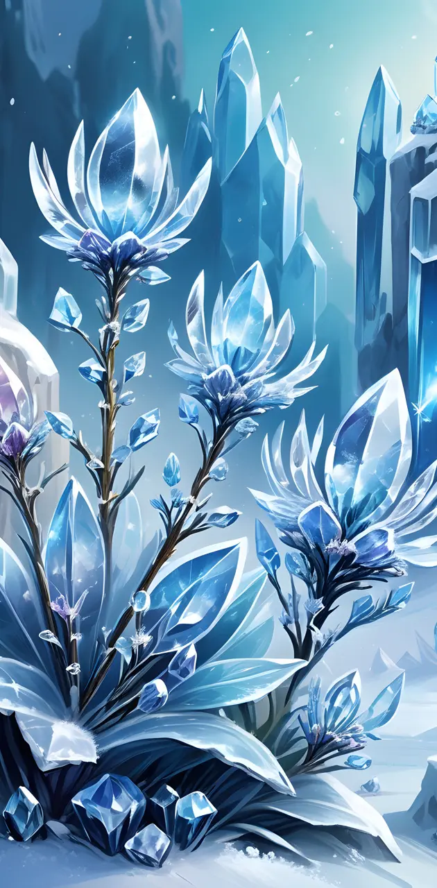 Ice Crystal Flowers