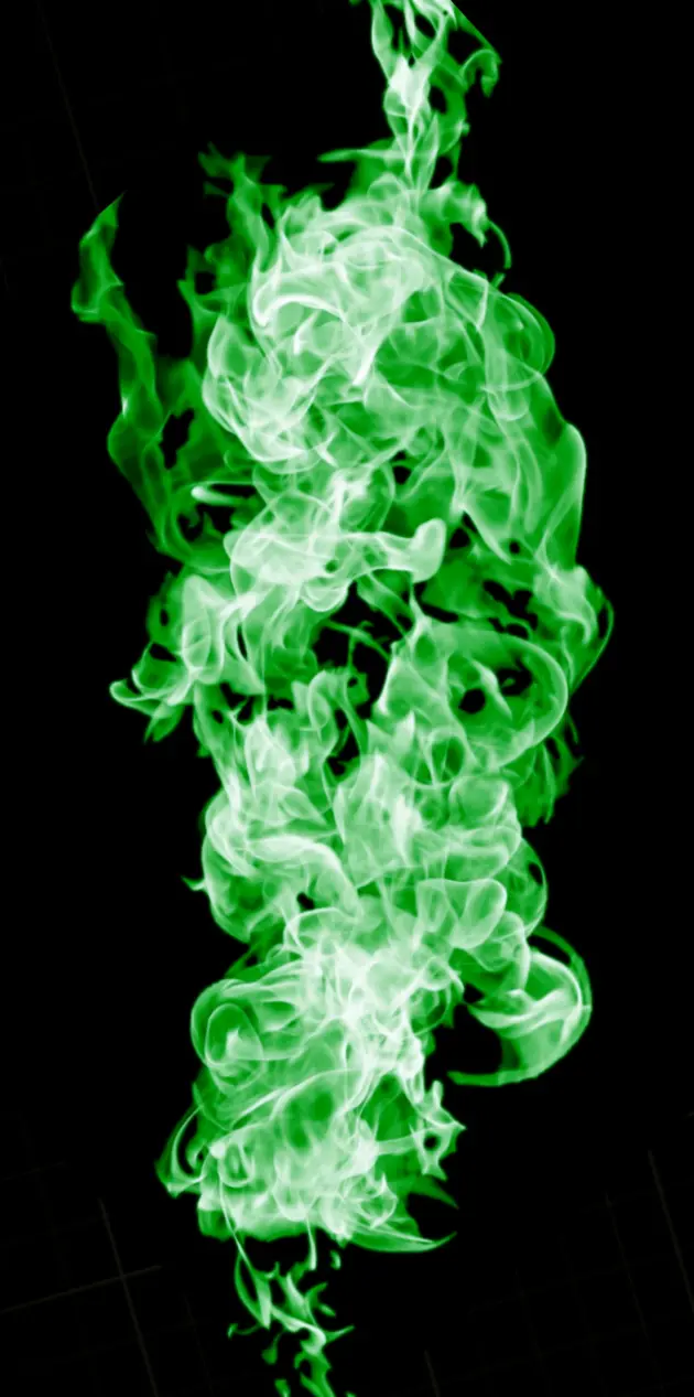 green flame