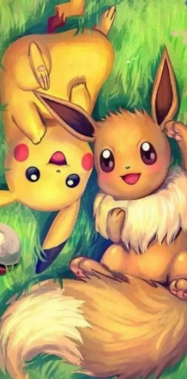 Pikachu and eevee 
