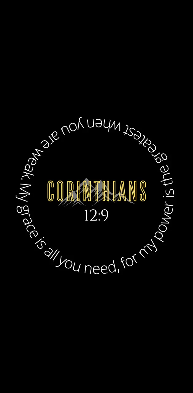 Corinthians 12:9