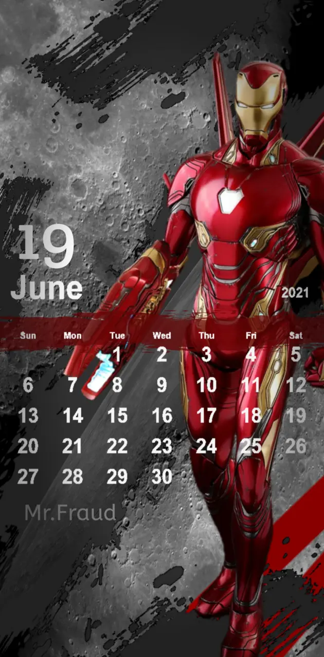 Iron man Calendar wallpaper by MrFraud007 Download on ZEDGE™ 31b3