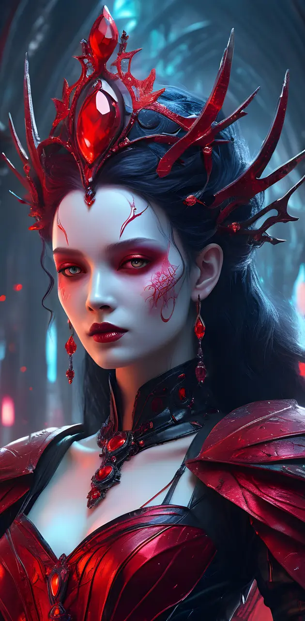 Gothic Cyberpunk Red Queen