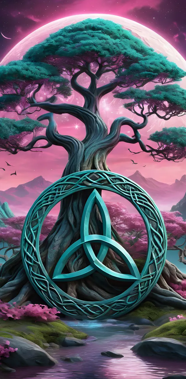 triquetra and the tree of life!