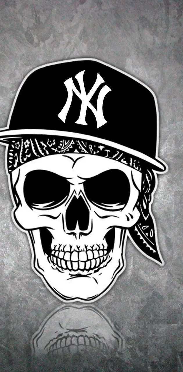 Download Yankees Black Cap NY Logo Wallpaper