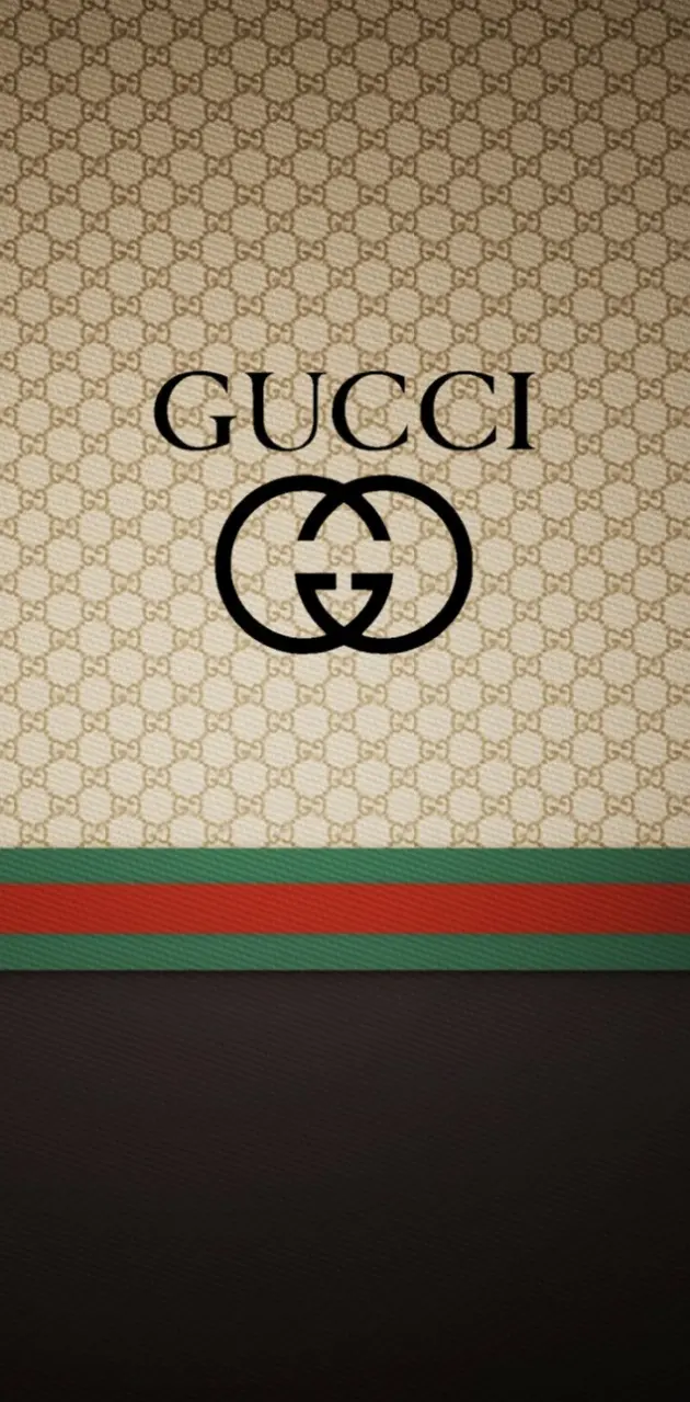 gucci logo wallpaper black