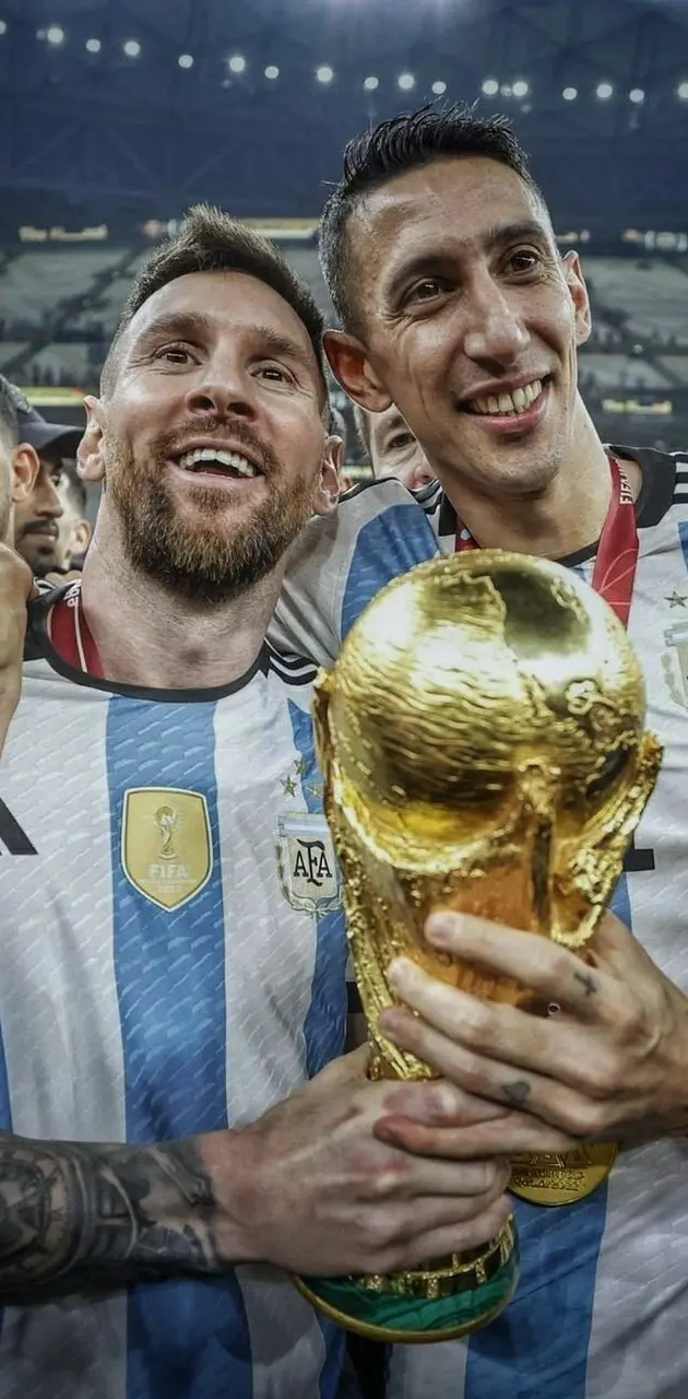 Messi y Di María 