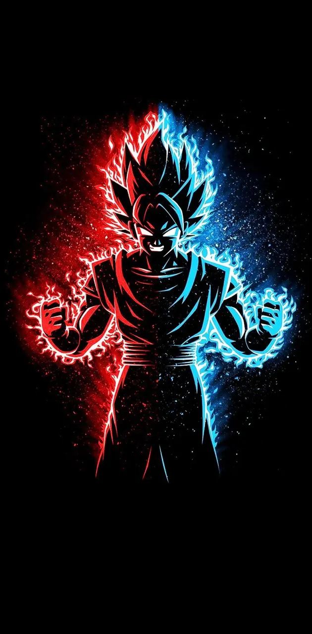 Goku Blue and Red