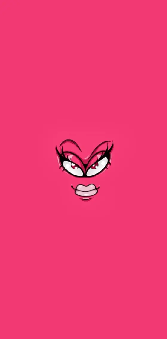 Miss pink cartoon